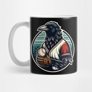 crows play baseball Mug